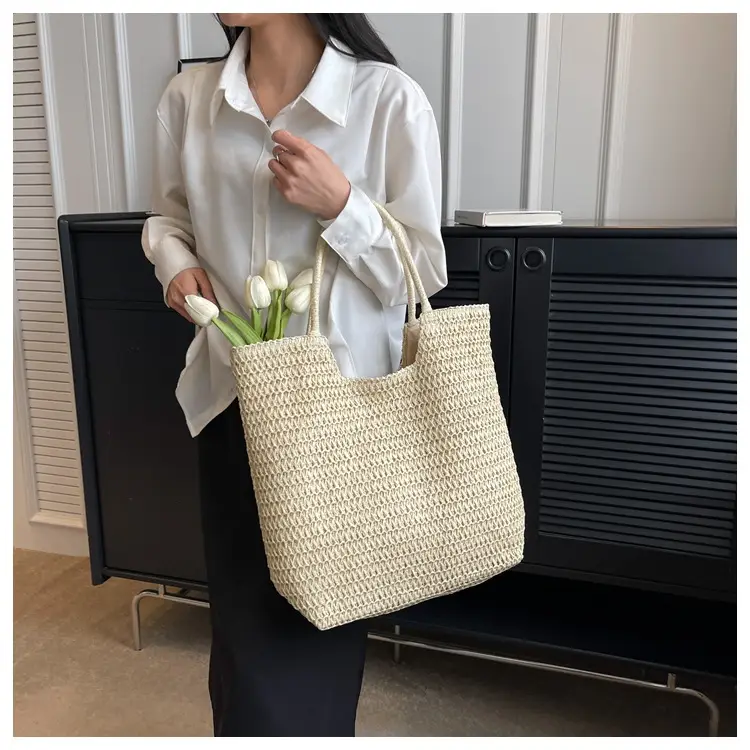 New Summer Straw Shoulder Bag Large Capacity Women — feature 23