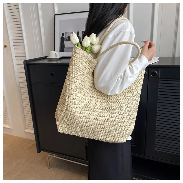 New Summer Straw Shoulder Bag Large Capacity Women — feature 24