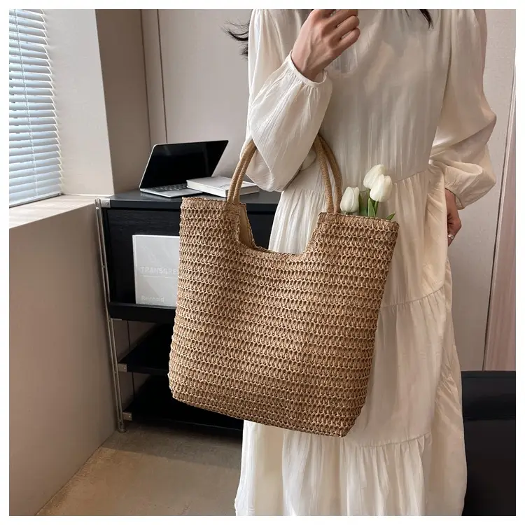 New Summer Straw Shoulder Bag Large Capacity Women — feature 29