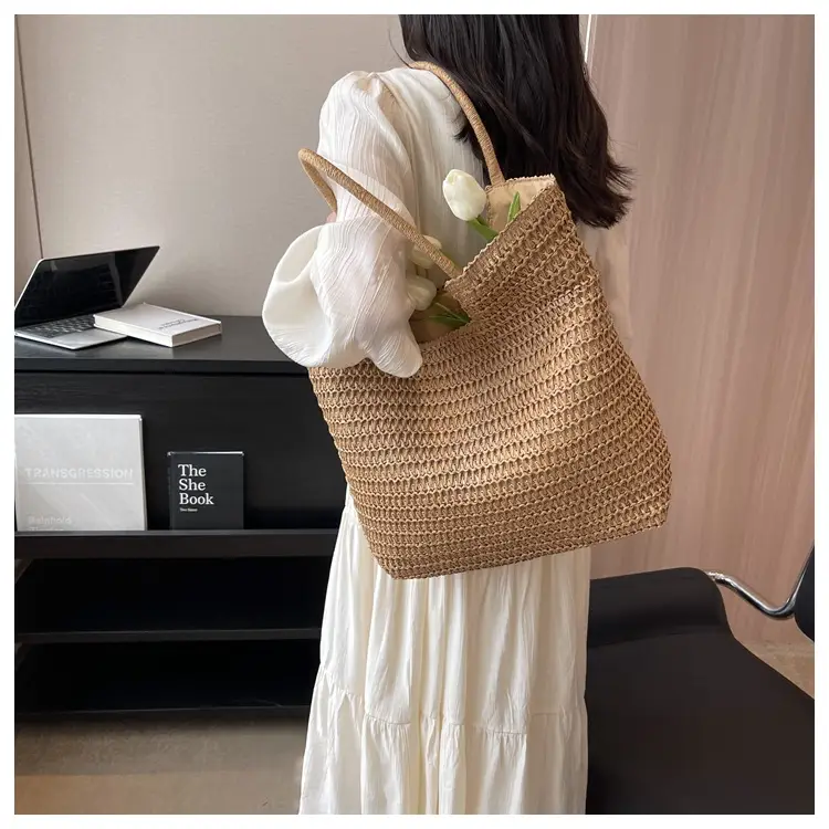New Summer Straw Shoulder Bag Large Capacity Women — feature 30