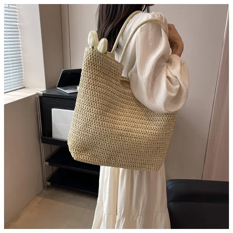 New Summer Straw Shoulder Bag Large Capacity Women — feature 37