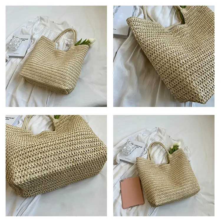 New Summer Straw Shoulder Bag Large Capacity Women — feature 9
