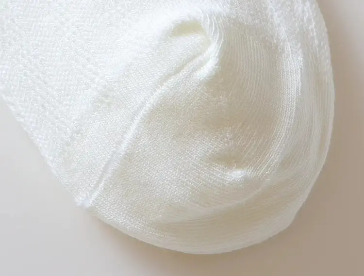 light blue Bow Mesh Socks Women's Socks Summer Pure Cotton Thin Breathable Milk White Shallow Mouth Boat Socks Sweet Japanese — feature 15