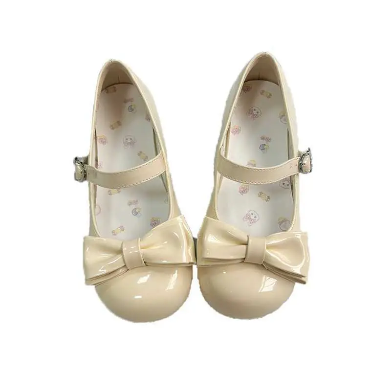 Mary Jane Slip-On Small Leather Shoes Jk Uniform Flats British Style Loafers for Women 2025 Bow Lolita - Image 7