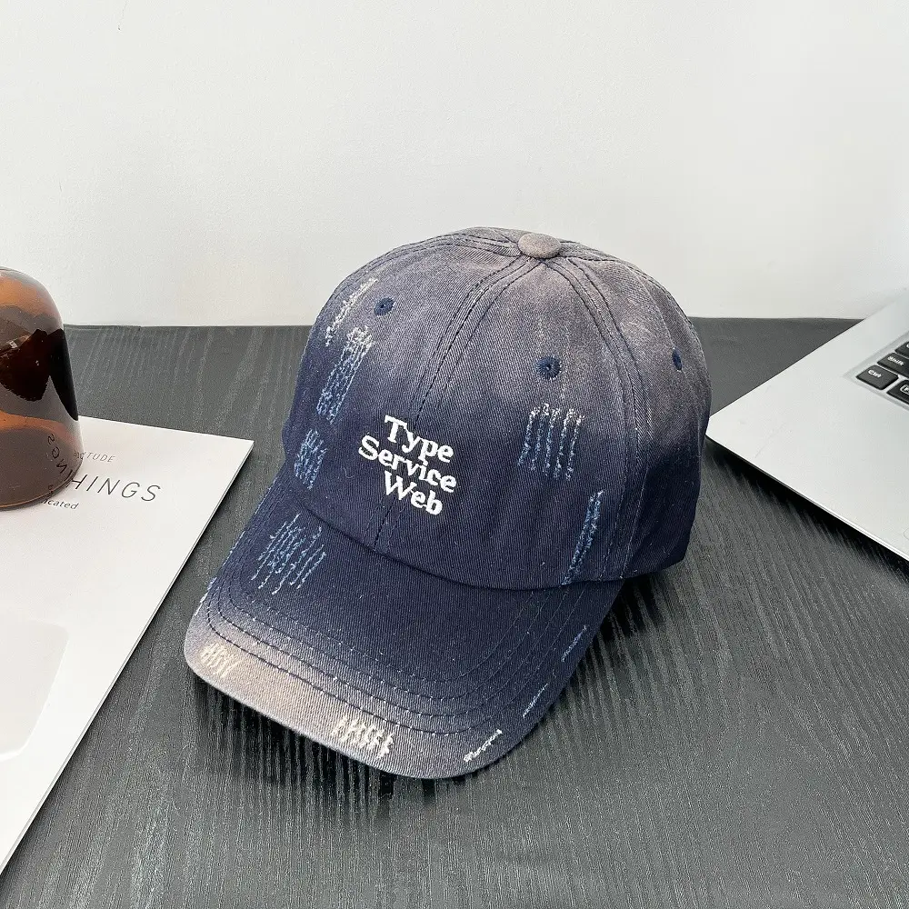 Women Baseball Caps Gradient Color Large Cap — feature 6