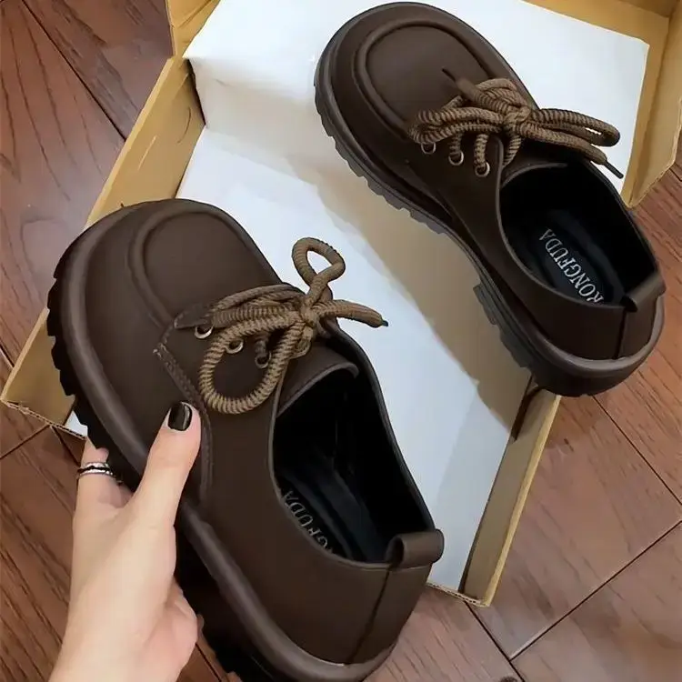 2025 Black Mary Jane Loafers Women's Small - Image 5