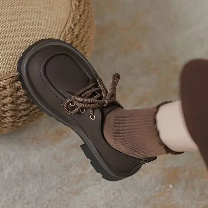 2025 Black Mary Jane Loafers Women's Small — feature 22