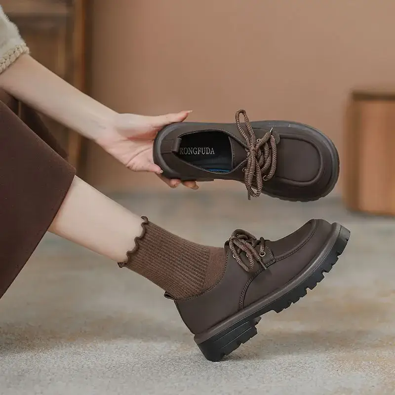 2025 Black Mary Jane Loafers Women's Small — feature 23