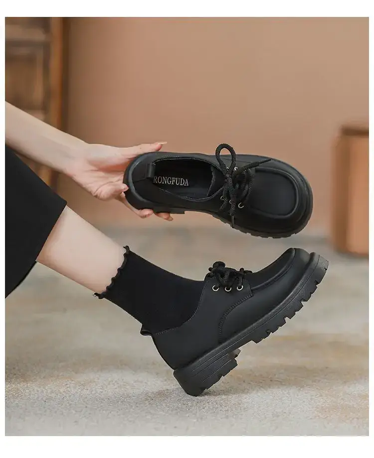 2025 Black Mary Jane Loafers Women's Small — feature 8