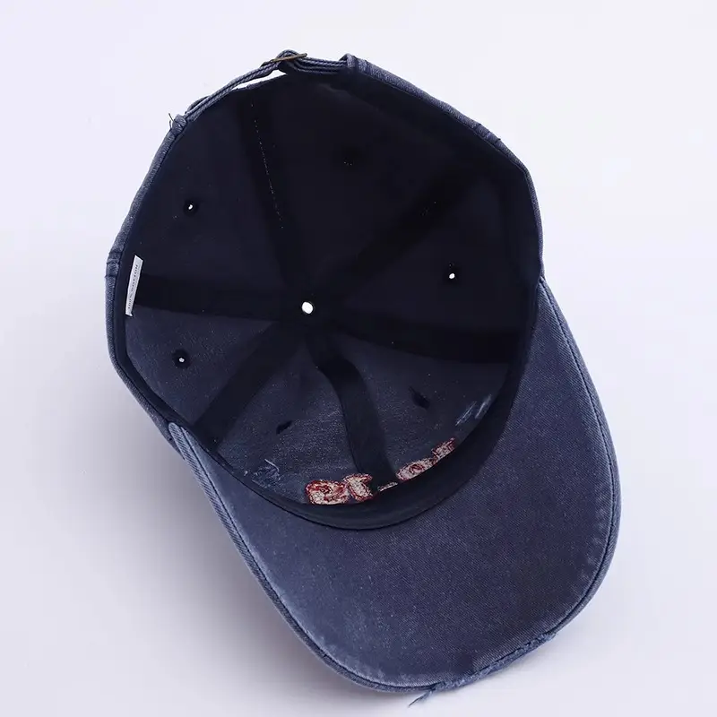Men Embroidered 10-19 Baseball Cap White — feature 3