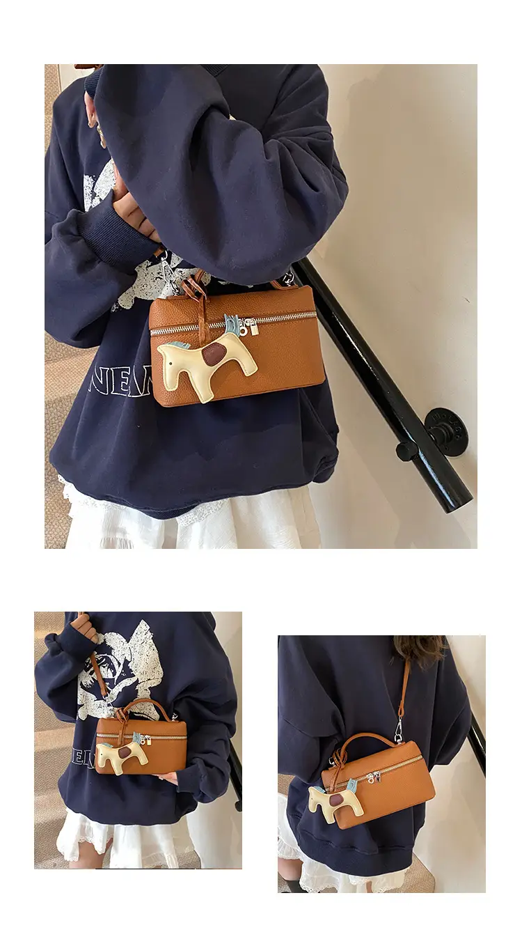 Women's Cream Elephant Design Shoulder Bag 2025 — feature 15