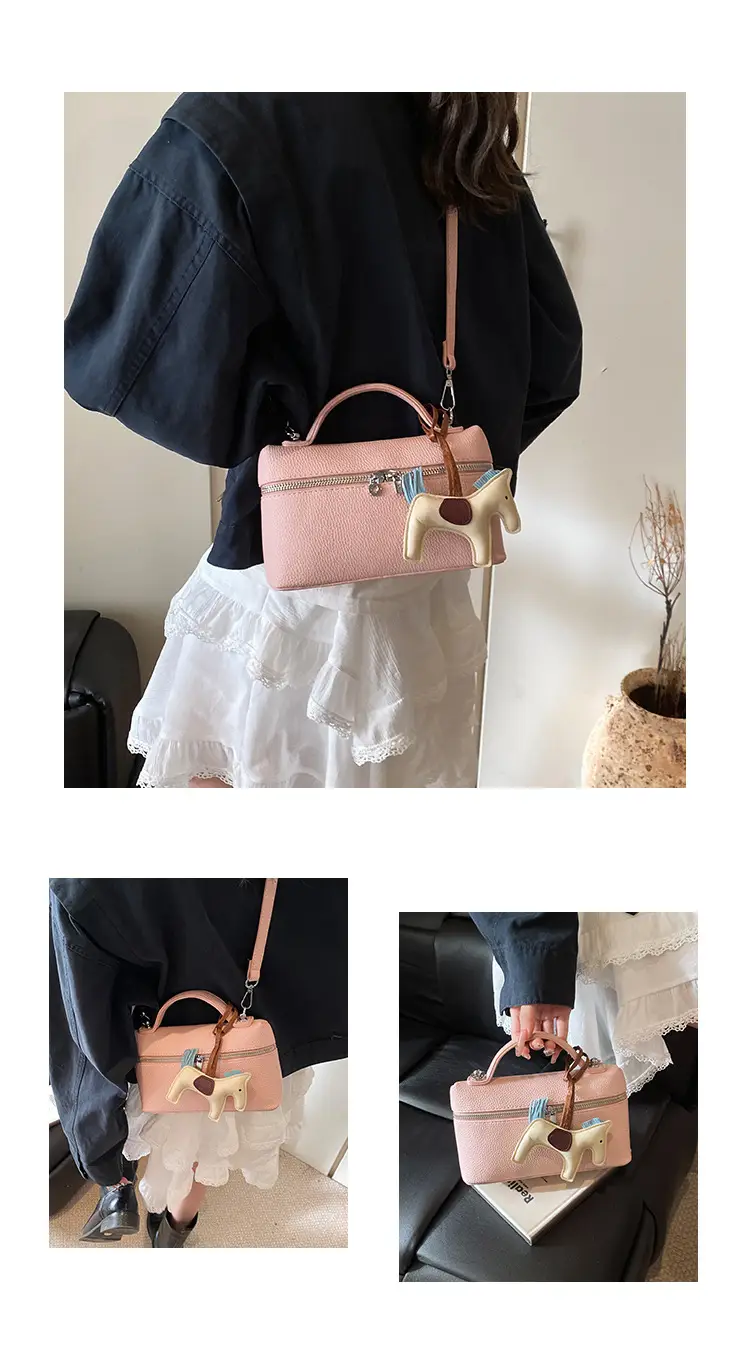 Women's Cream Elephant Design Shoulder Bag 2025 — feature 17