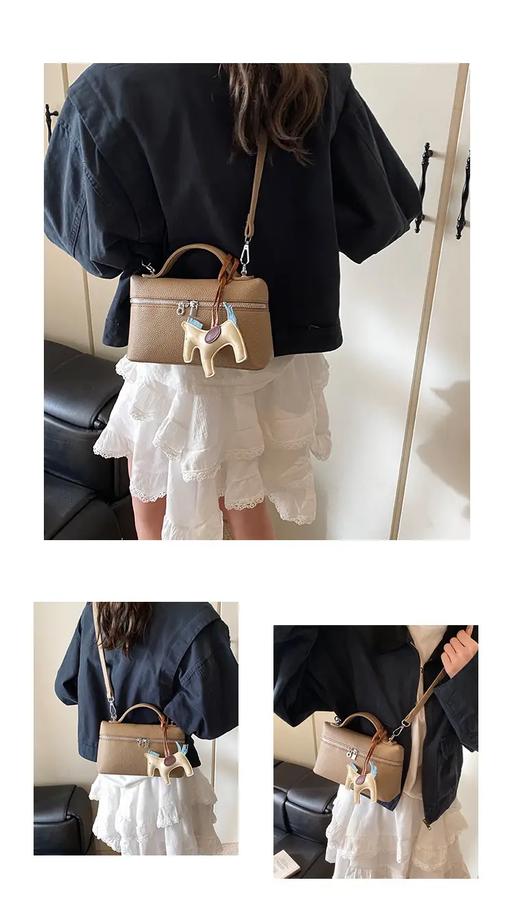 Women's Cream Elephant Design Shoulder Bag 2025 — feature 18