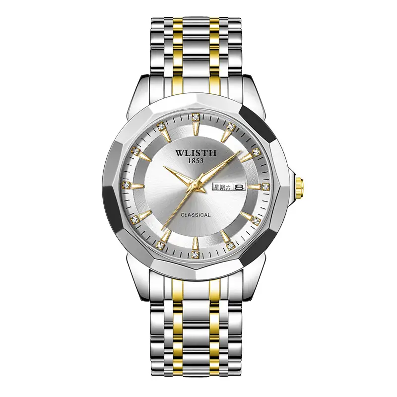Men's Stainless Steel Quartz Watch with Belt - Image 14