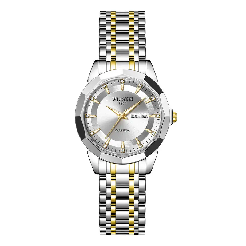 Men's Stainless Steel Quartz Watch with Belt - Image 7