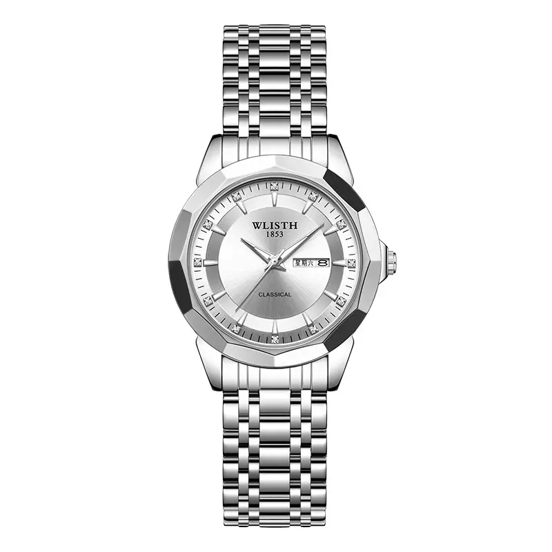 Men's Stainless Steel Quartz Watch with Belt - Image 8