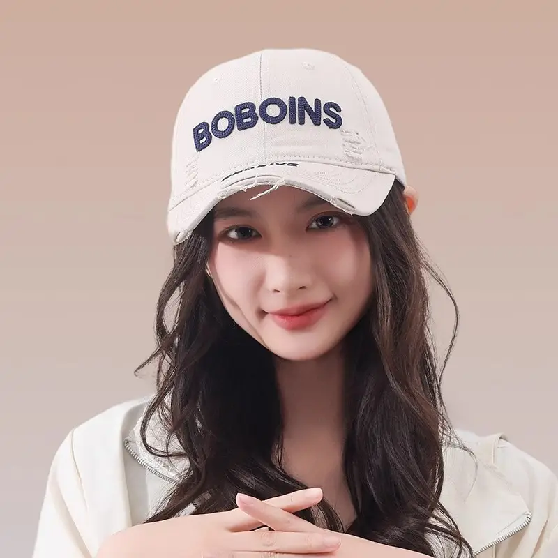 Women Retro Duckbill Cap with Letter Embroidery - Image 9