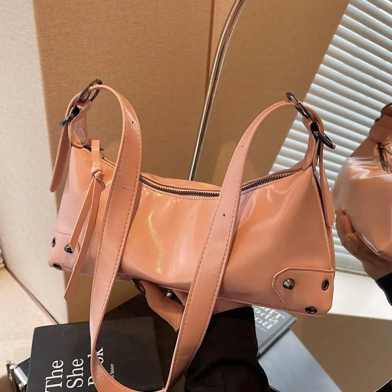 2025 New Niche Design Underarm Bag Women's Leather Crossbody - Image 6