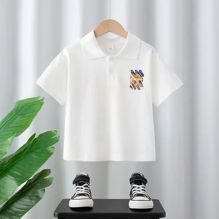 Baby Boys Black Polo Shirt with Embroidered Logo 2025 - Image 5