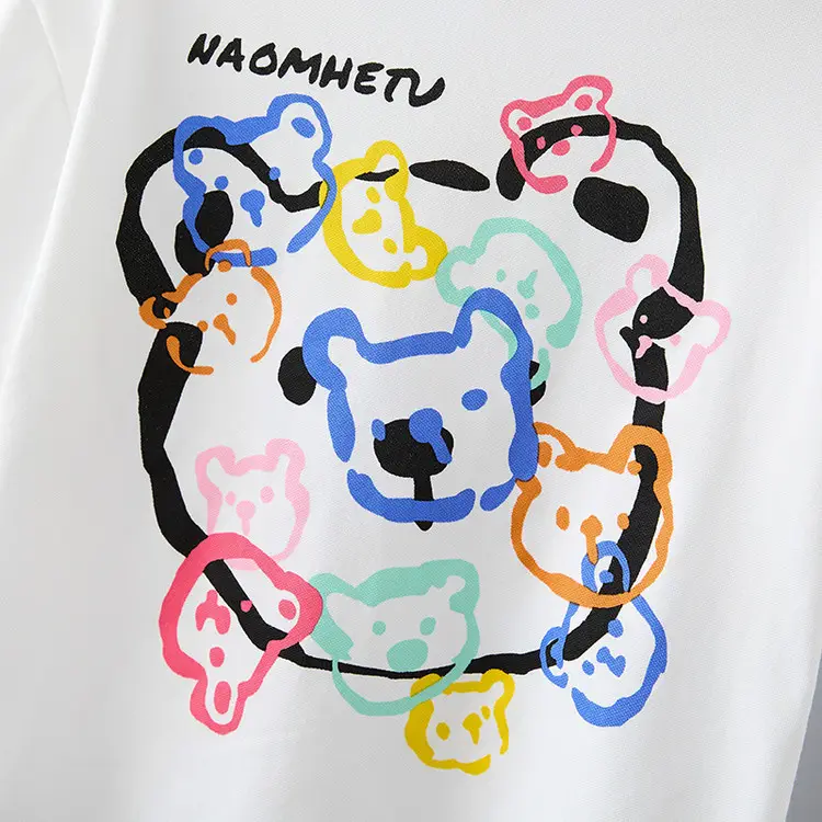 Boys White Cotton T-Shirt 2025 Summer Thin Half Sleeve