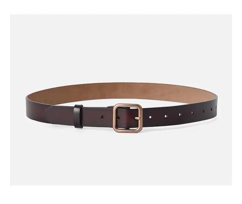 Women Genuine Leather Belt with Square Buckle — feature 10