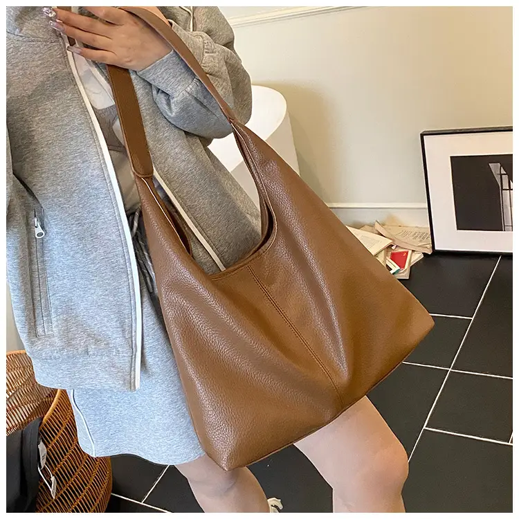 Women Soft Beige Shoulder Bag 2025 Spring Summer — feature 12