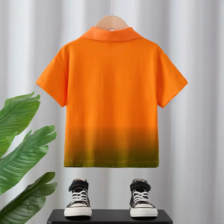 Orange Marrow Graphic Polo Shirt for Boys 2025 - Image 3