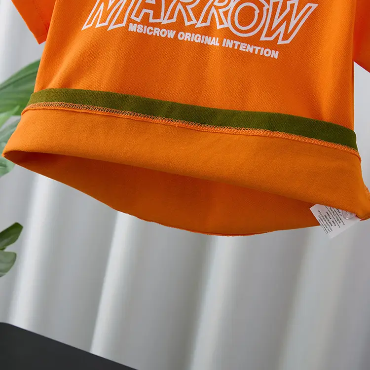 Orange Marrow Graphic Polo Shirt for Boys 2025 - Image 4