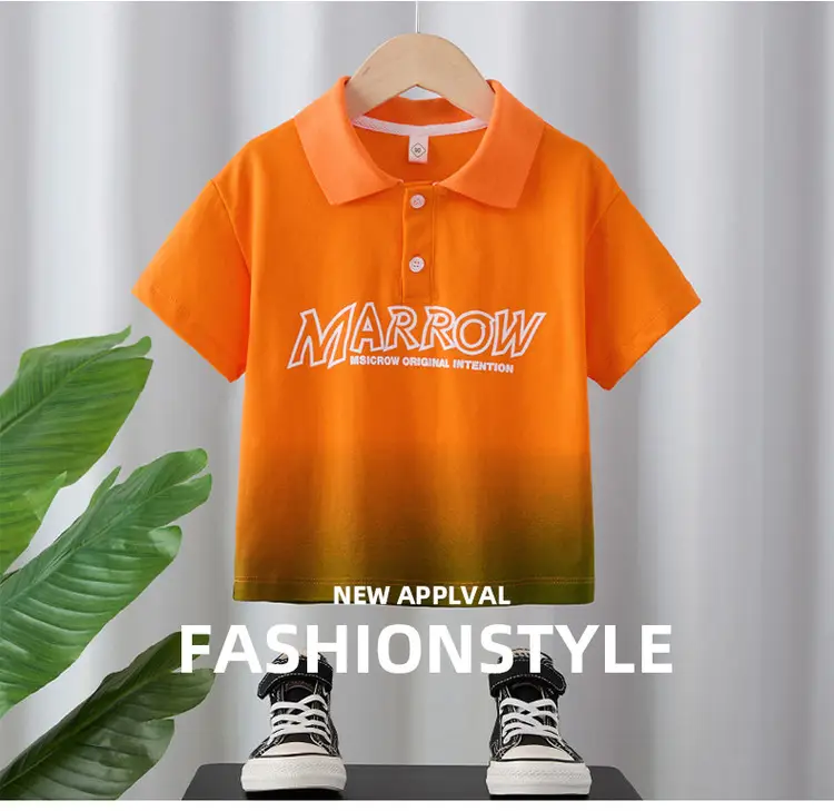 Orange Marrow Graphic Polo Shirt for Boys 2025 — feature 1