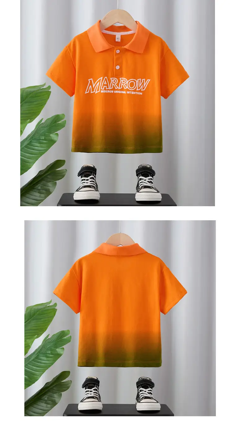 Orange Marrow Graphic Polo Shirt for Boys 2025 — feature 9