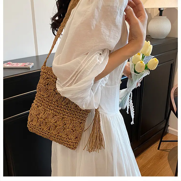 Hand-Woven Straw Crossbody Bag for Women — feature 24
