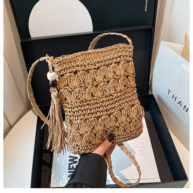 Hand-Woven Straw Crossbody Bag for Women — feature 25