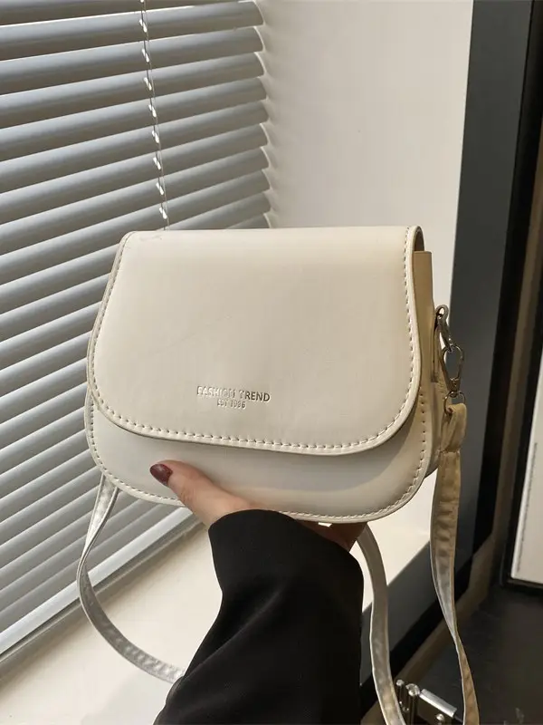 Trendy White Square Shoulder Crossbody Bag for Women - Image 6