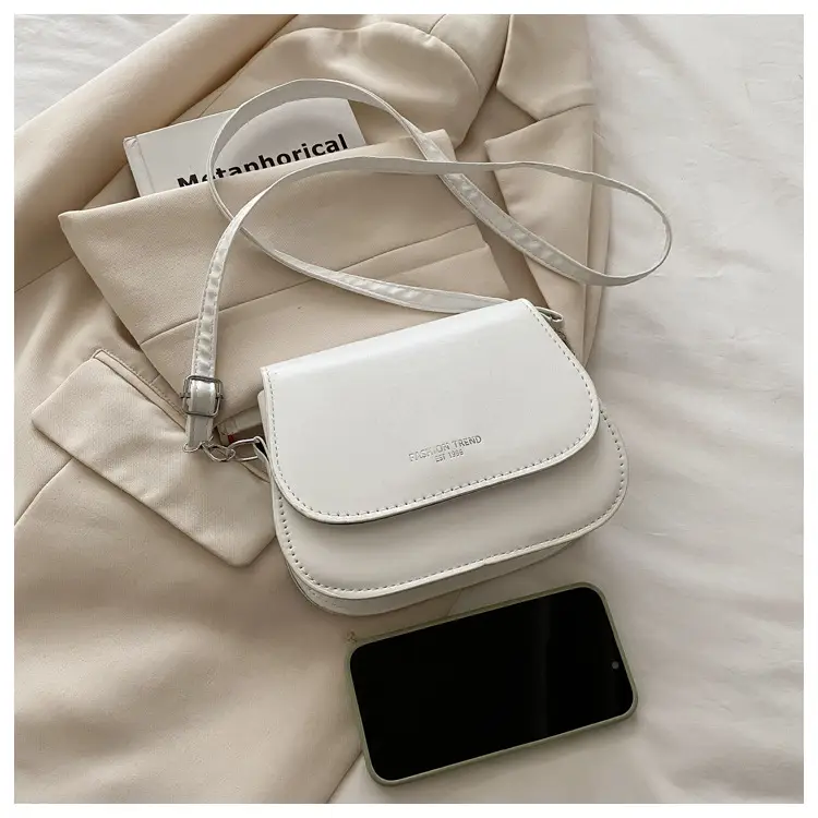 Trendy White Square Shoulder Crossbody Bag for Women — feature 21