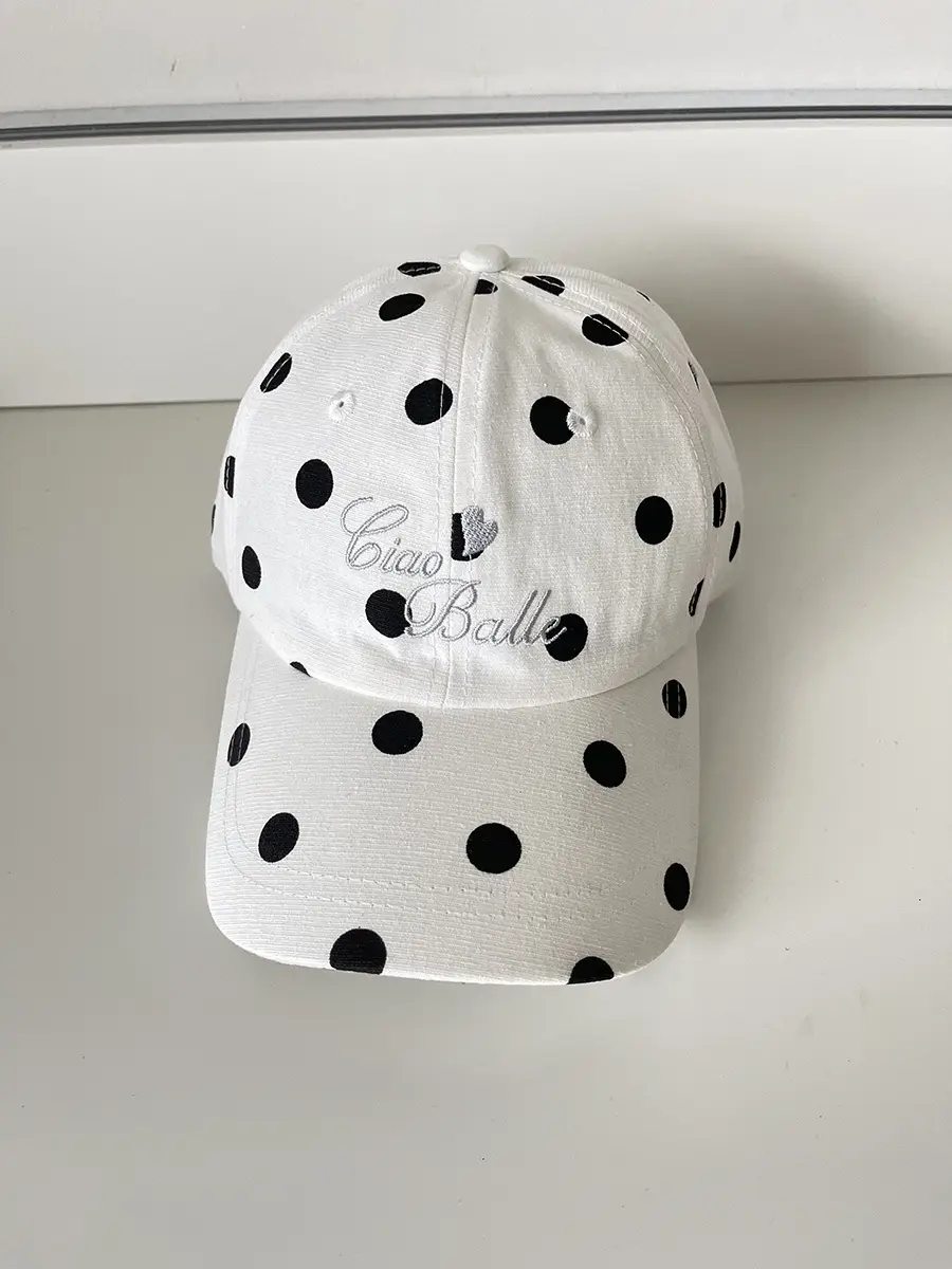Women Korean Ins Blogger Sweet Polka Dot Cap Summer Sunshade — feature 9