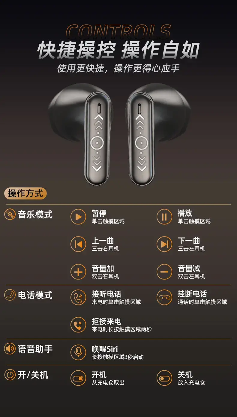 Cross-Border Gaming Wireless Bluetooth Headset Low Latency Long Battery — feature 13