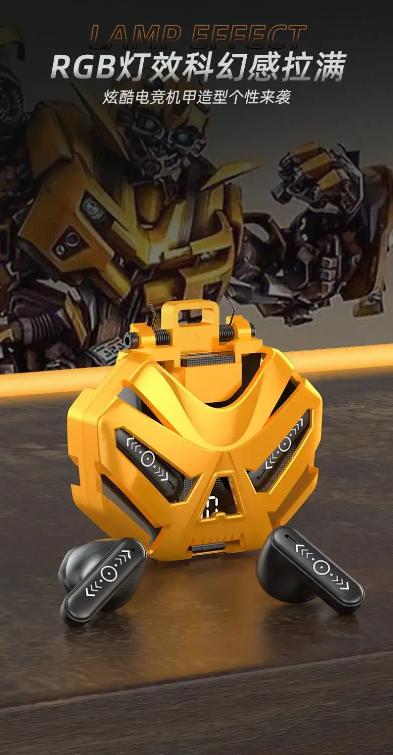 Cross-Border Gaming Wireless Bluetooth Headset Low Latency Long Battery — feature 2
