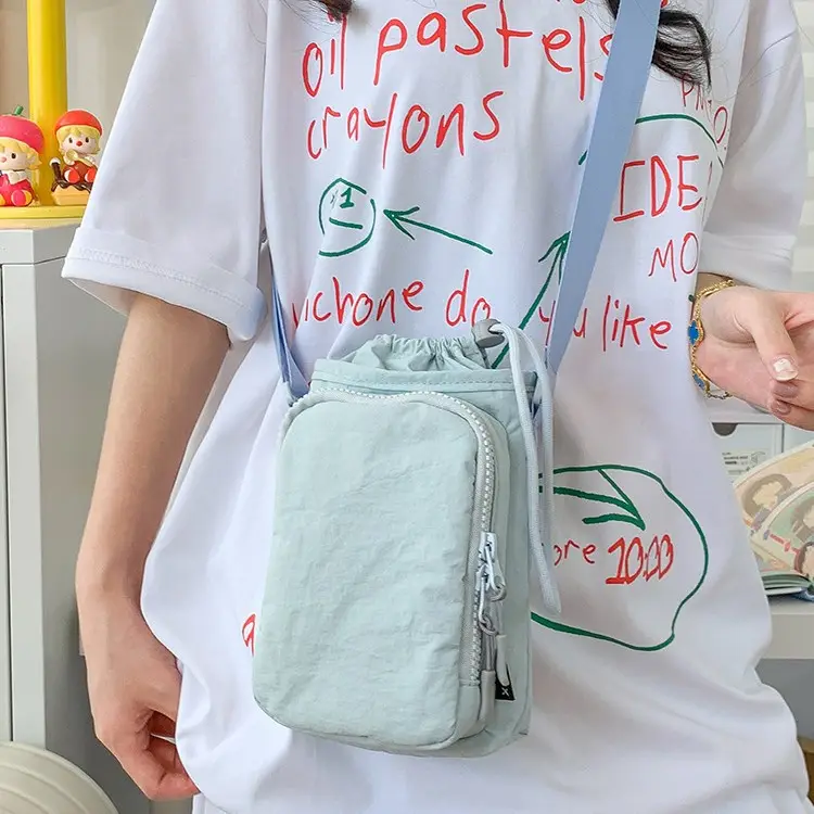 Lightweight Multi-Layer Shoulder Crossbody Bag for Students