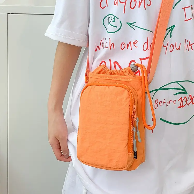 Lightweight Multi-Layer Shoulder Crossbody Bag for Students