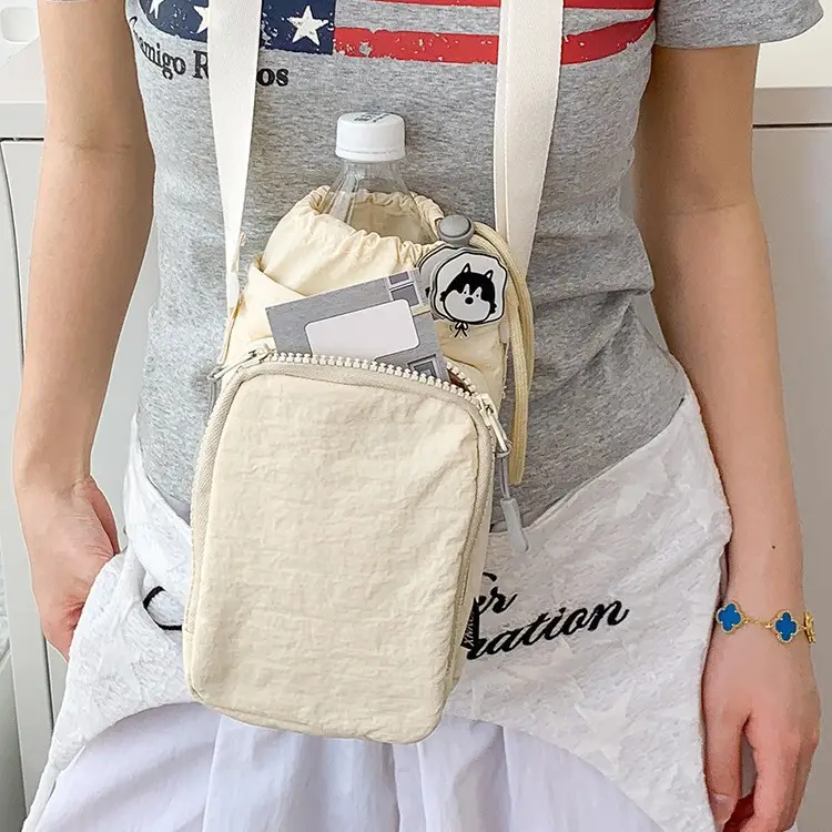 Lightweight Multi-Layer Shoulder Crossbody Bag for Students