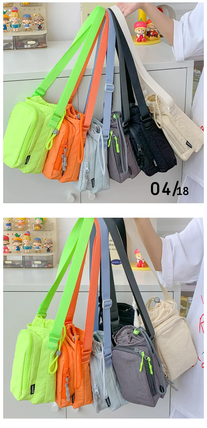 Lightweight Multi-Layer Shoulder Crossbody Bag for Students — feature 42