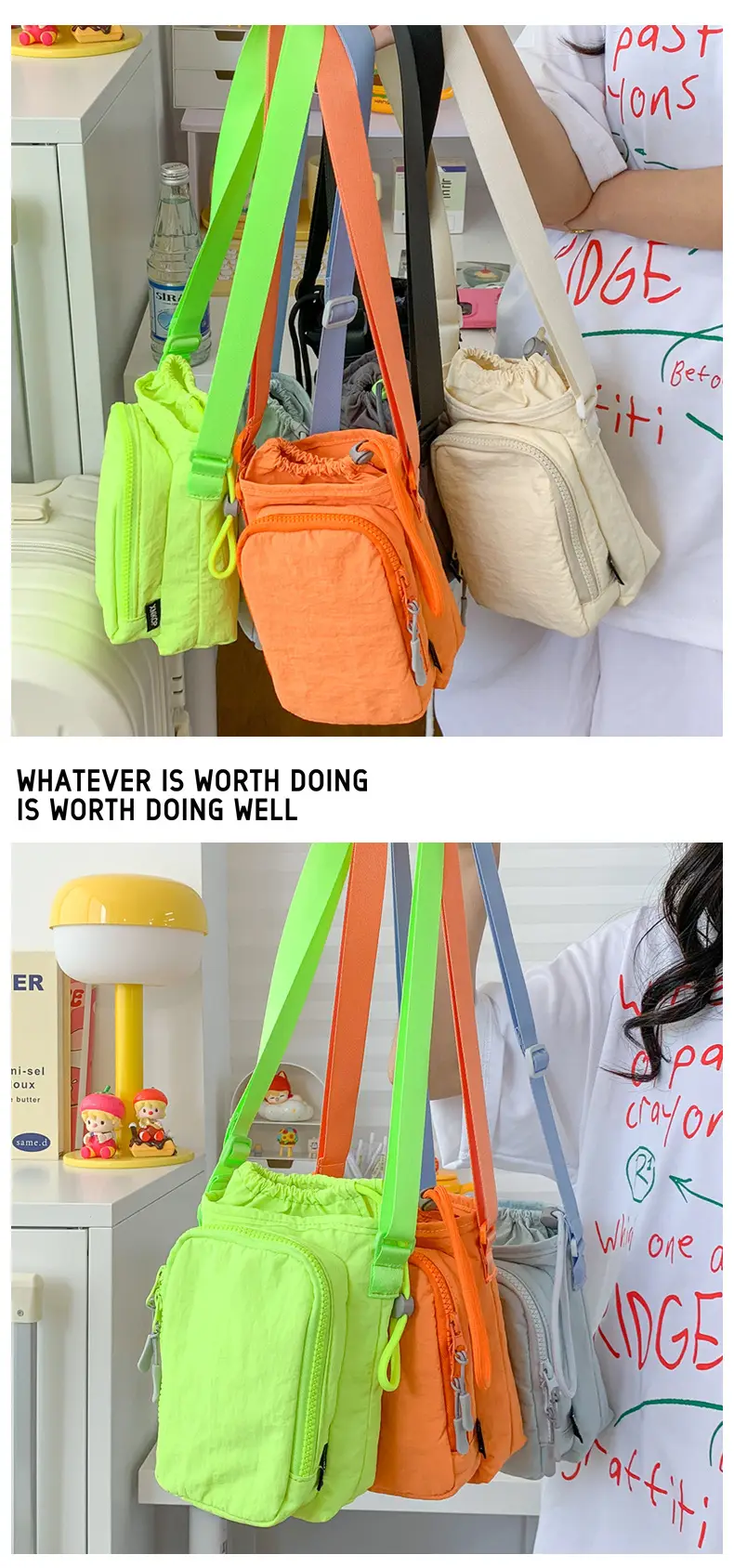 Lightweight Multi-Layer Shoulder Crossbody Bag for Students — feature 43