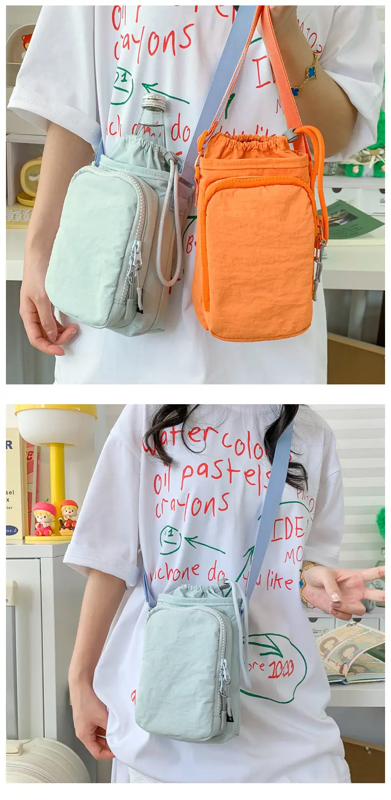 Lightweight Multi-Layer Shoulder Crossbody Bag for Students — feature 44