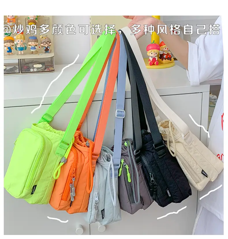 Lightweight Multi-Layer Shoulder Crossbody Bag for Students — feature 7