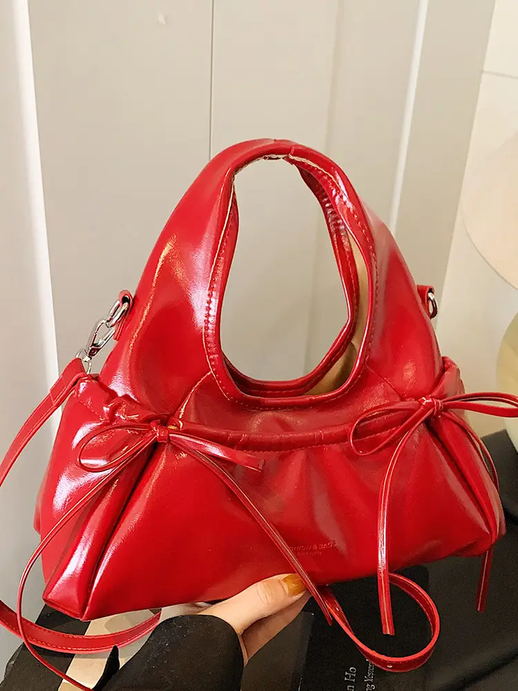 Pink Knot Bow Wrist Bag for Women 2025 - Image 7