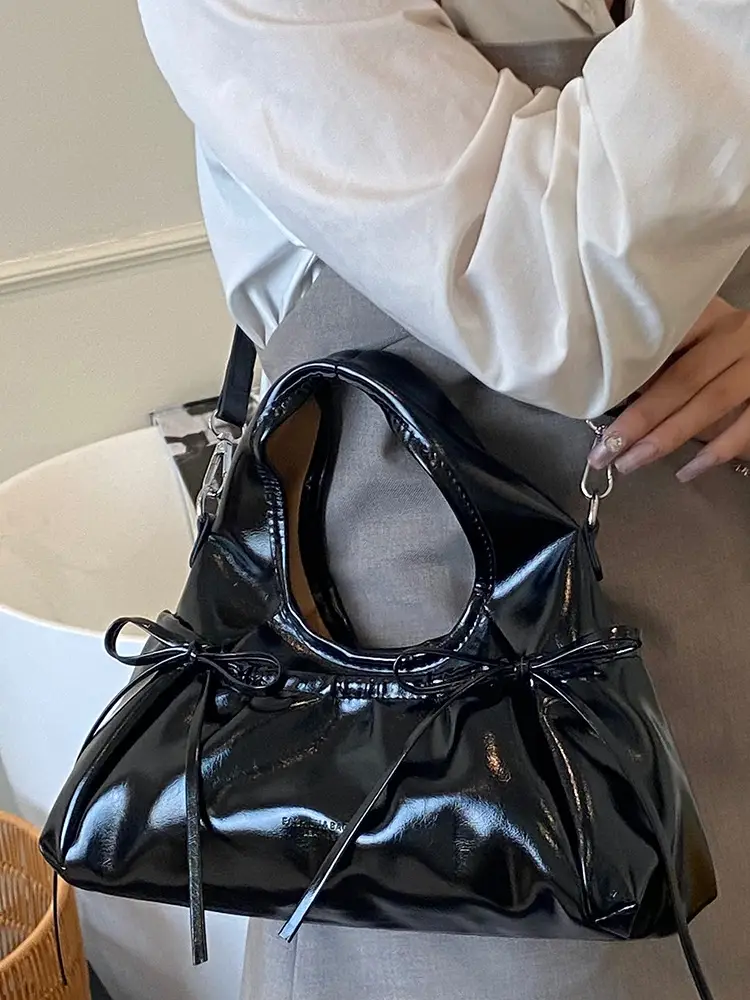 Pink Knot Bow Wrist Bag for Women 2025 - Image 9