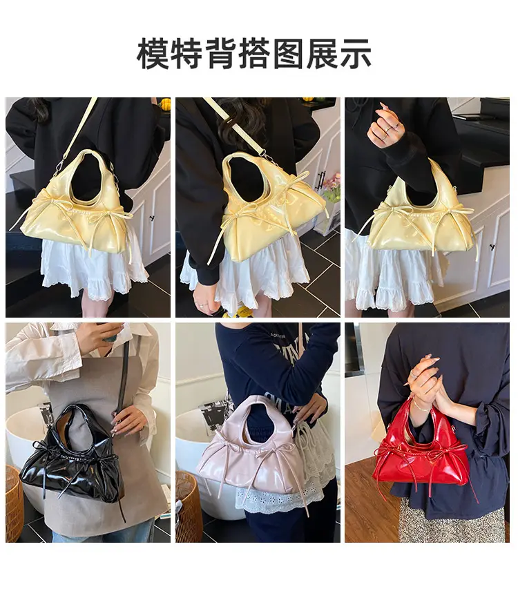 Pink Knot Bow Wrist Bag for Women 2025 — feature 11