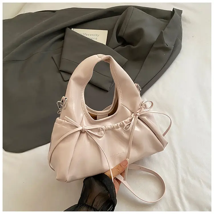 Pink Knot Bow Wrist Bag for Women 2025 - Image 2