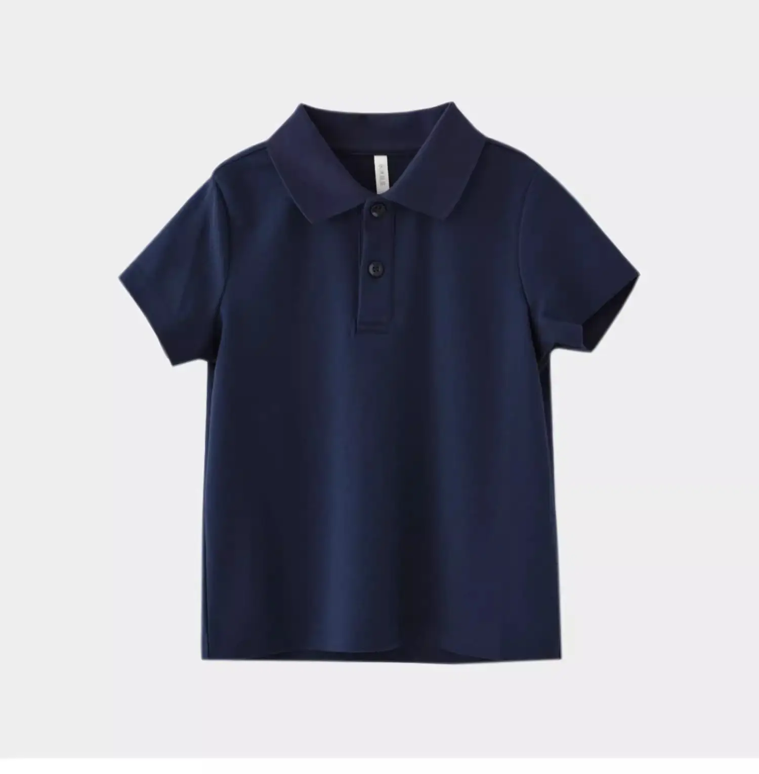 Tiny Angel Polo Collar Short Sleeve Boys Girls White — feature 12