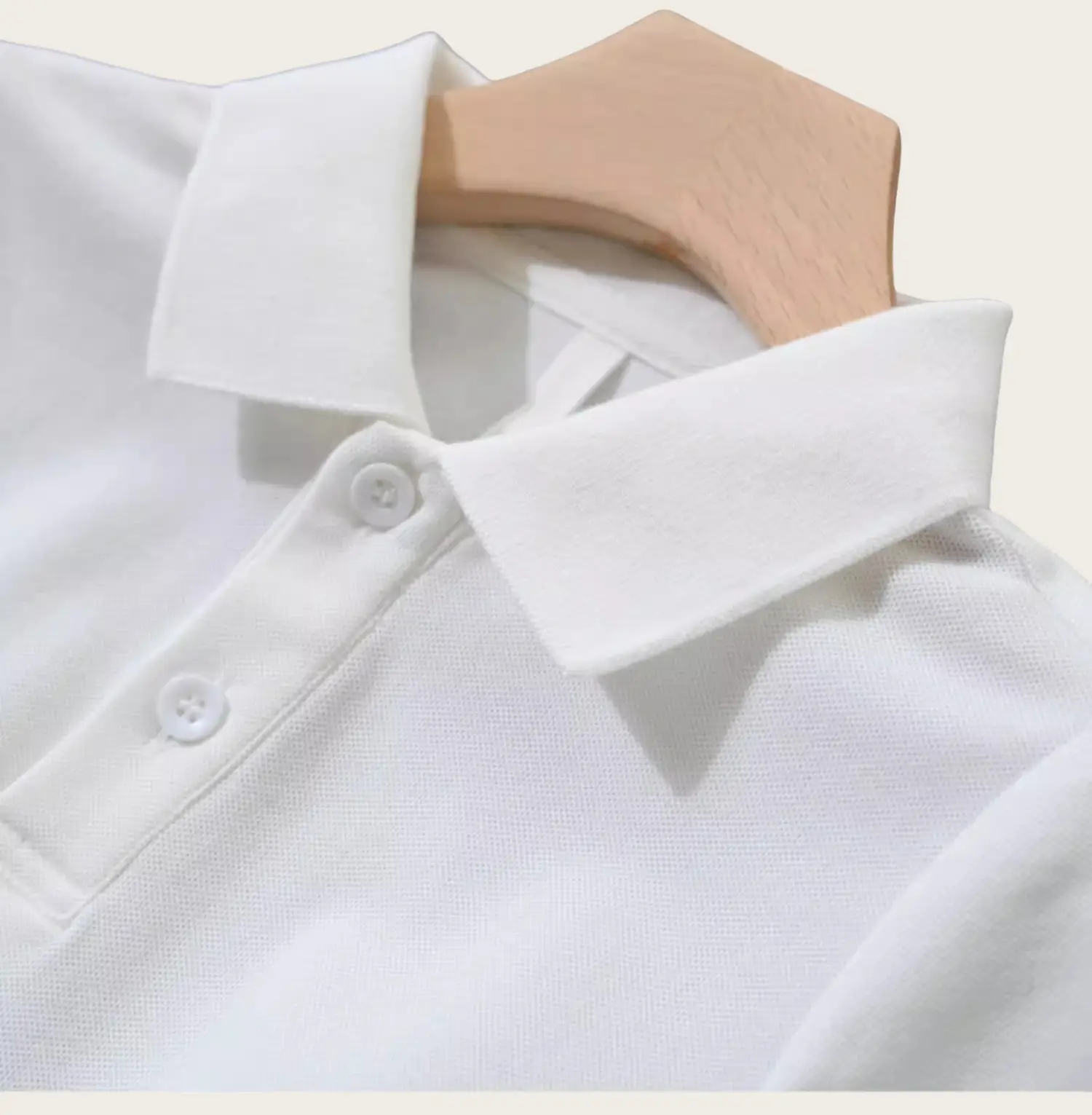 Tiny Angel Polo Collar Short Sleeve Boys Girls White — feature 18